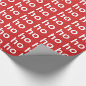 Ho Ho Ho Cadeaupapier (Hoek)