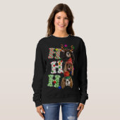 Ho Ho Ho Cavalier King Charles Spaniel Schattige C Trui (Voorkant volledig)