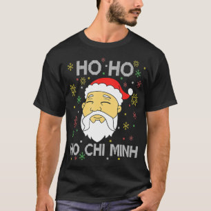 Ho Ho Ho Chi Minh Aziatische Vietnamese kerstman C T-shirt