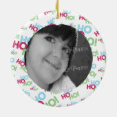Ho Ho Ho Child's Wish List Keramisch Ornament (Achterkant)