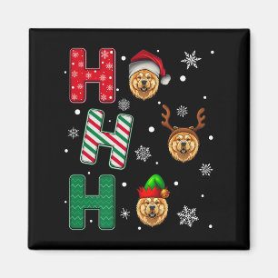 Ho Ho Ho Chow Chow Hondenliefhebber bijpassende ke Magneet