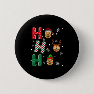 Ho Ho Ho Chow Chow Hondenliefhebber bijpassende ke Ronde Button 5,7 Cm