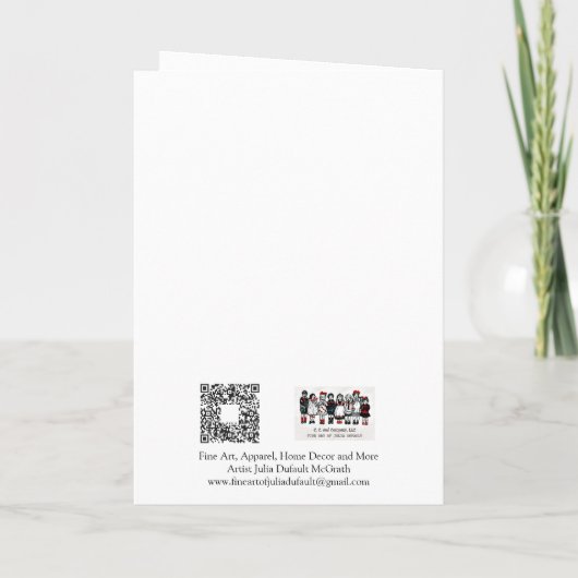 Ho! Ho! Ho! Christmas Card (Achterkant)