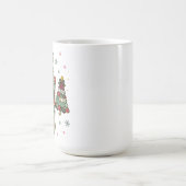 Ho Ho Ho Christmas Festive Patchwork Magische Mok (Midden)