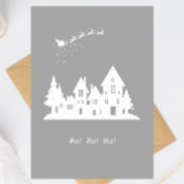 Ho-Ho-Ho Christmas Holiday Card Kaart