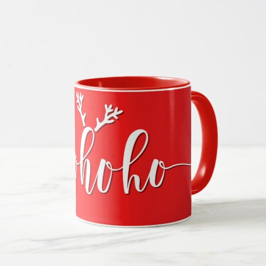 HO HO HO Christmas Mug Mok (Voorkant rechts)