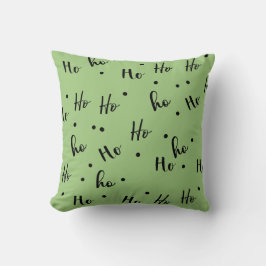 Ho Ho Ho Christmas Red Background Kussen