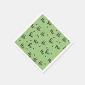 Ho Ho Ho Christmas Red Background Servet (Hoek)