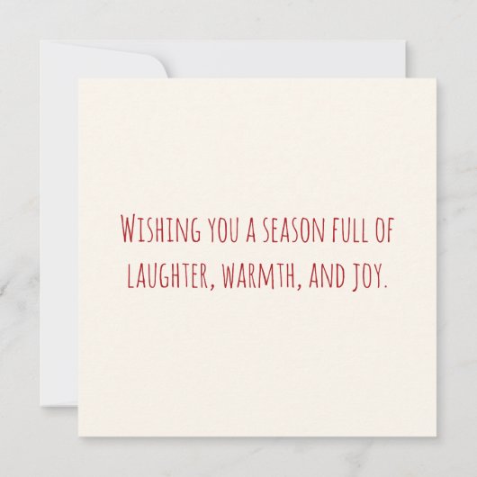 Ho Ho Ho Christmas Wreath Typography Design (Achterkant)