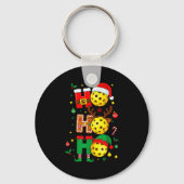 Ho Ho Ho Ckleball Christmas, Funny Paddle Players Sleutelhanger (Voorkant)