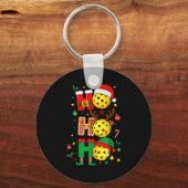 Ho Ho Ho Ckleball Christmas, Funny Paddle Players  Sleutelhanger (Voorkant)
