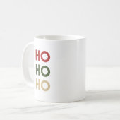 Ho Ho Ho Coffee/Hot Chocolate Mok (Voorkant links)