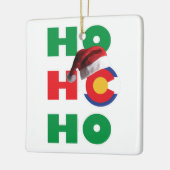 Ho Ho Ho Colorado Keramisch Ornament (Links)