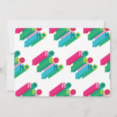 Ho Ho Ho Colorful Christmas Photo Cards Kaart (Achterkant)