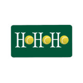 HO-HO-HO - Customize background Etiket (Voorkant)