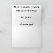 HO HO HO! - Customized Feestdagen Kaart (Binnen)