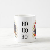 Ho ho ho! Dachshund Santa Hond Aangepaste naam Koffiemok (Center)