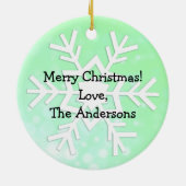 Ho Ho Ho dat 2020 moet gaan! Keramisch Ornament (Achterkant)