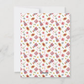 HO HO HO Drie Persoonlijke Foto's Feestdagenkaart (Achterkant)