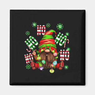 Ho Ho Ho Elf Gnome Kinder Jongens Meisjes Xmas Magneet