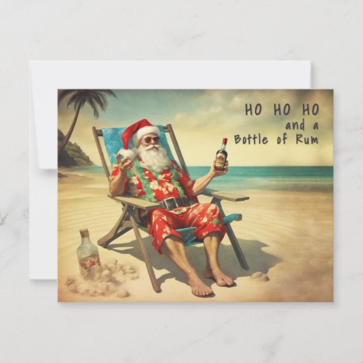 Ho, Ho, Ho en Rum - Kaart (Voorkant)