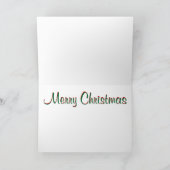 HO! HO! HO! FEESTDAGEN KAART (Binnen)