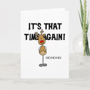 Ho Ho Ho Feestdagen Kaart