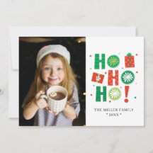 Ho Ho Ho Feestelijke vakantie gepersonaliseerde fo
