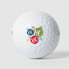 Ho Ho Ho Festive kerstdecorations Holiday Golfballen