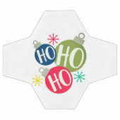 Ho Ho Ho Festive Kerstmis Modern Holiday Voetbal (Enkel)