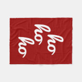 Ho-ho-ho Fleece Deken (Voorkant (Horizontaal))