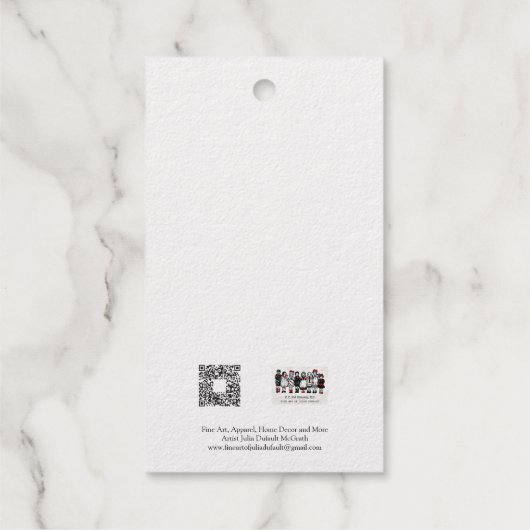 Ho Ho Ho! Foil Gift Tag (Achterkant)