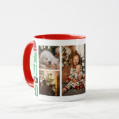 Ho Ho Ho Foto Kerstmis Mok (Voorkant links)