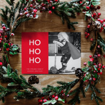 Ho Ho Ho | Foto van Red Xmas - Modern minimalist
