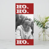 Ho. Ho. Ho. Fotokaart (Staand voorkant)