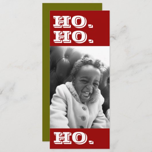 Ho. Ho. Ho. Fotokaart (Voorkant / Achterkant)