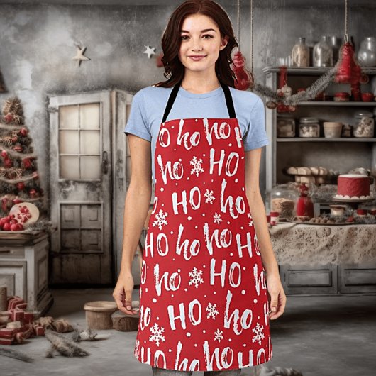 Ho, Ho, Ho Fun Christmas Design Schort
