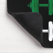 Ho Ho Ho Funny Dumbbell Christmas Weightlifting Gy Muismat (Hoek)