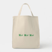Ho Ho Ho Gedrukt ontwerp Kerstviering Cool Tote Bag (Achterkant)