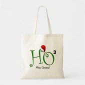 Ho Ho Ho!  Gelukkig kerstfeest Tote Bag (Voorkant)