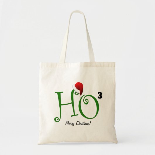 Ho Ho Ho! Gelukkig kerstfeest Tote Bag (Voorkant)
