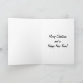 Ho Ho Ho! Geweitakken Feestdagen Kaart (Binnen)