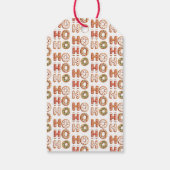Ho Ho Ho Gingerbread Cookie Christmas Cadeaulabel (Achterkant)