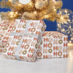 Ho Ho Ho Gingerbread Cookie Christmas Cadeaupapier<br><div class="desc">Ho Ho Ho Gingerbread Cookie Christmas</div>
