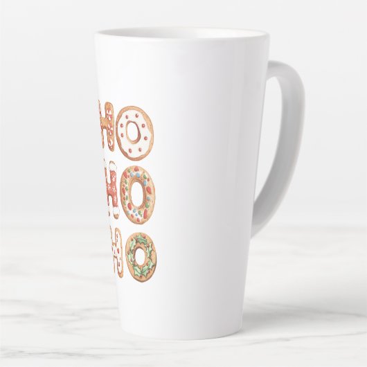 Ho Ho Ho Gingerbread Cookie Christmas Latte Mok (Rechterhoek)