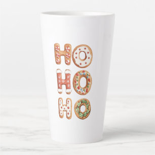 Ho Ho Ho Gingerbread Cookie Christmas Latte Mok