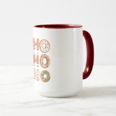 Ho Ho Ho Gingerbread Cookie Christmas Mok (Voorkant rechts)