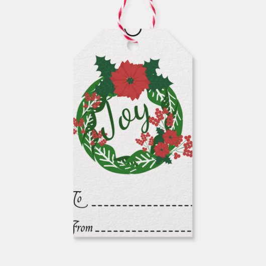  Ho Ho Ho gitf tag Cadeaulabel (Achterkant)
