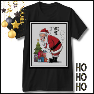 Ho Ho Ho Grappig Kerstfeest T-shirt