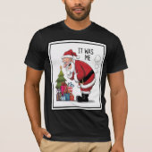 Ho Ho Ho Grappig Kerstfeest T-shirt (Voorkant)